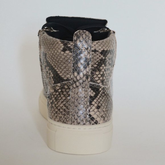 NEW BALENCIAGA HITOP ARENA PYTHON SNAKE PRINT LEATHER SNEAKERS US 7 EU 40 MENS - Picture 6 of 9
